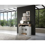 Voir la diapositive 5 : BEST MOBILIER Lou - buffet bas - 2 portes - 108 cm