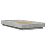 Voir la diapositive 3 : VIDAXL Cadre de lit sans matelas gris beton 75x190 cm