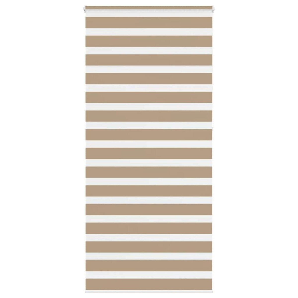 VIDAXL Store zebre marron sable largeur du tissu 105,9 cm polyester