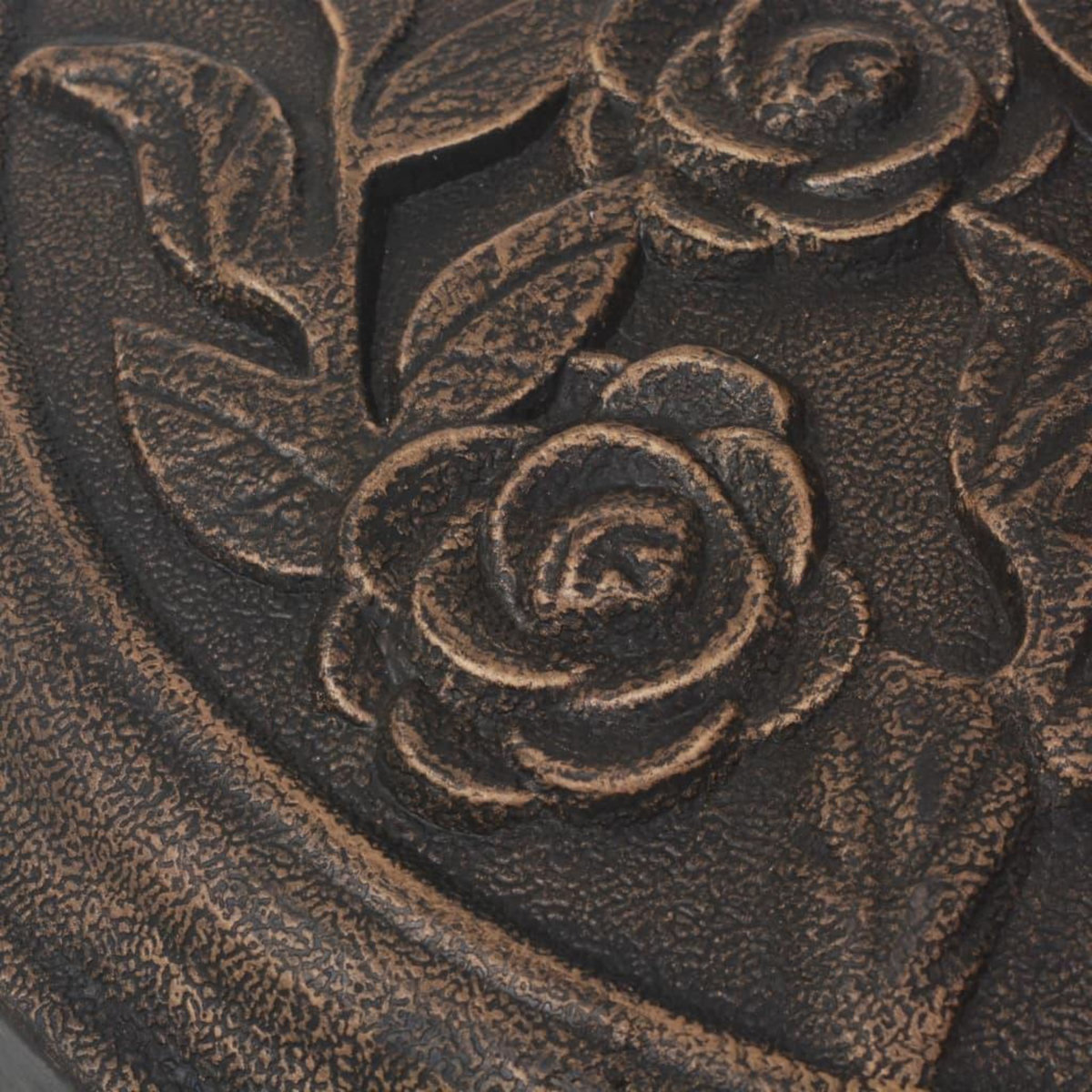 VIDAXL Socle de parasol Resine Rond Bronze 9 kg