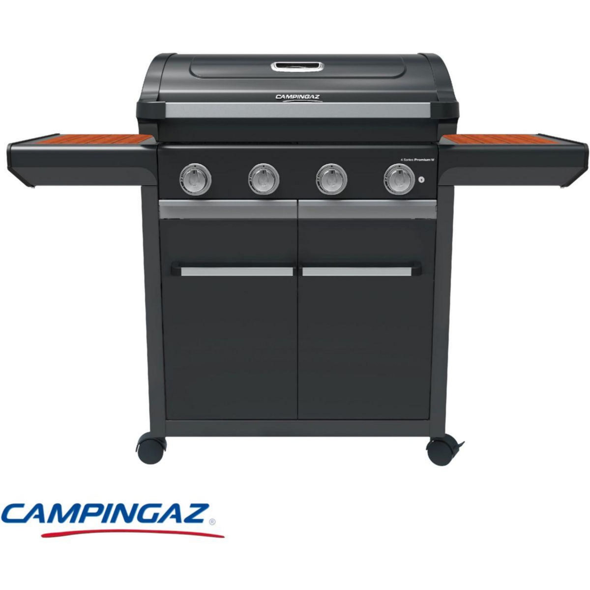 CAMPINGAZ Barbecue gaz Premium 4W noir 4 brûleurs sur chariot, 72x46 cm