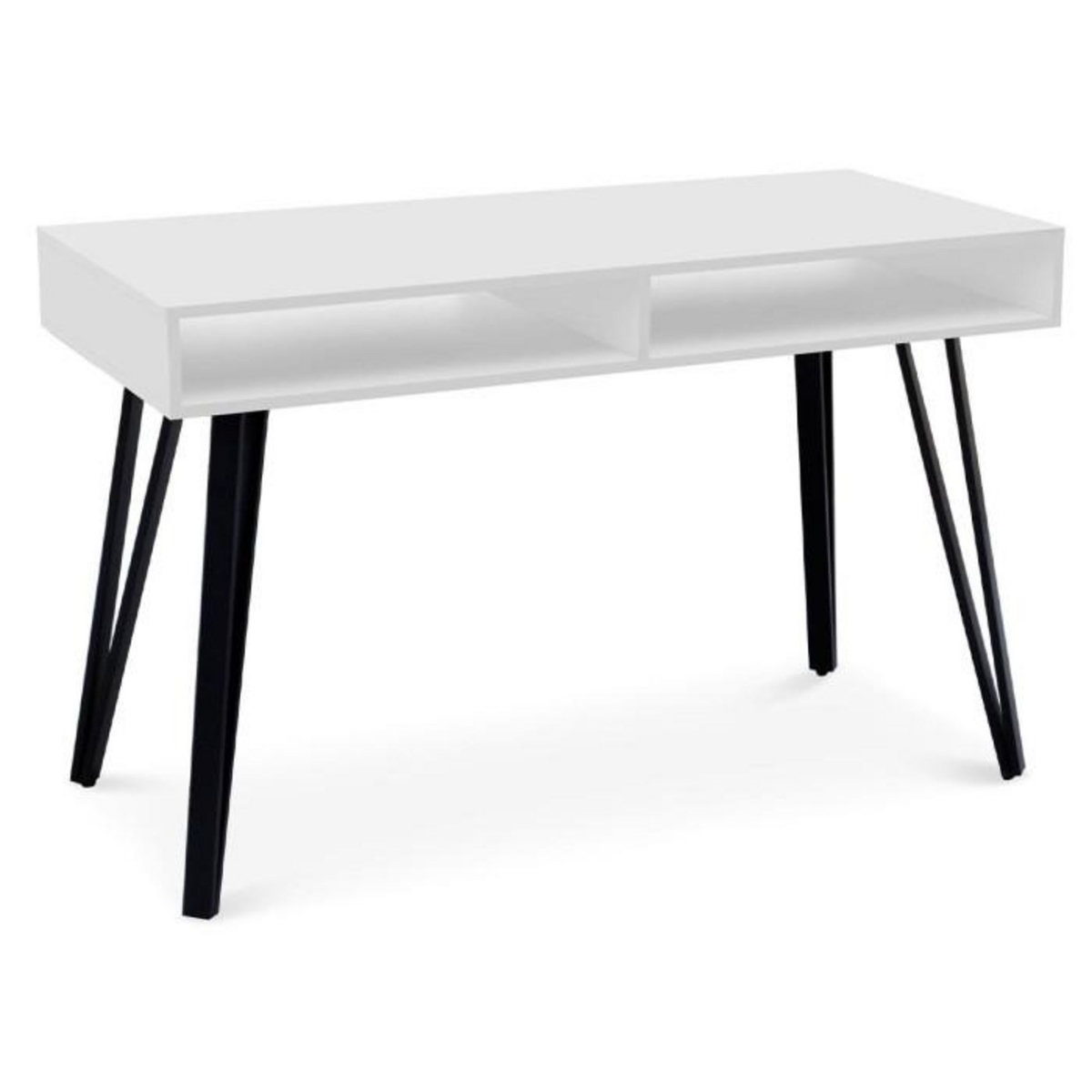 Paris Prix Bureau Design 2 Niches  French  120cm Blanc
