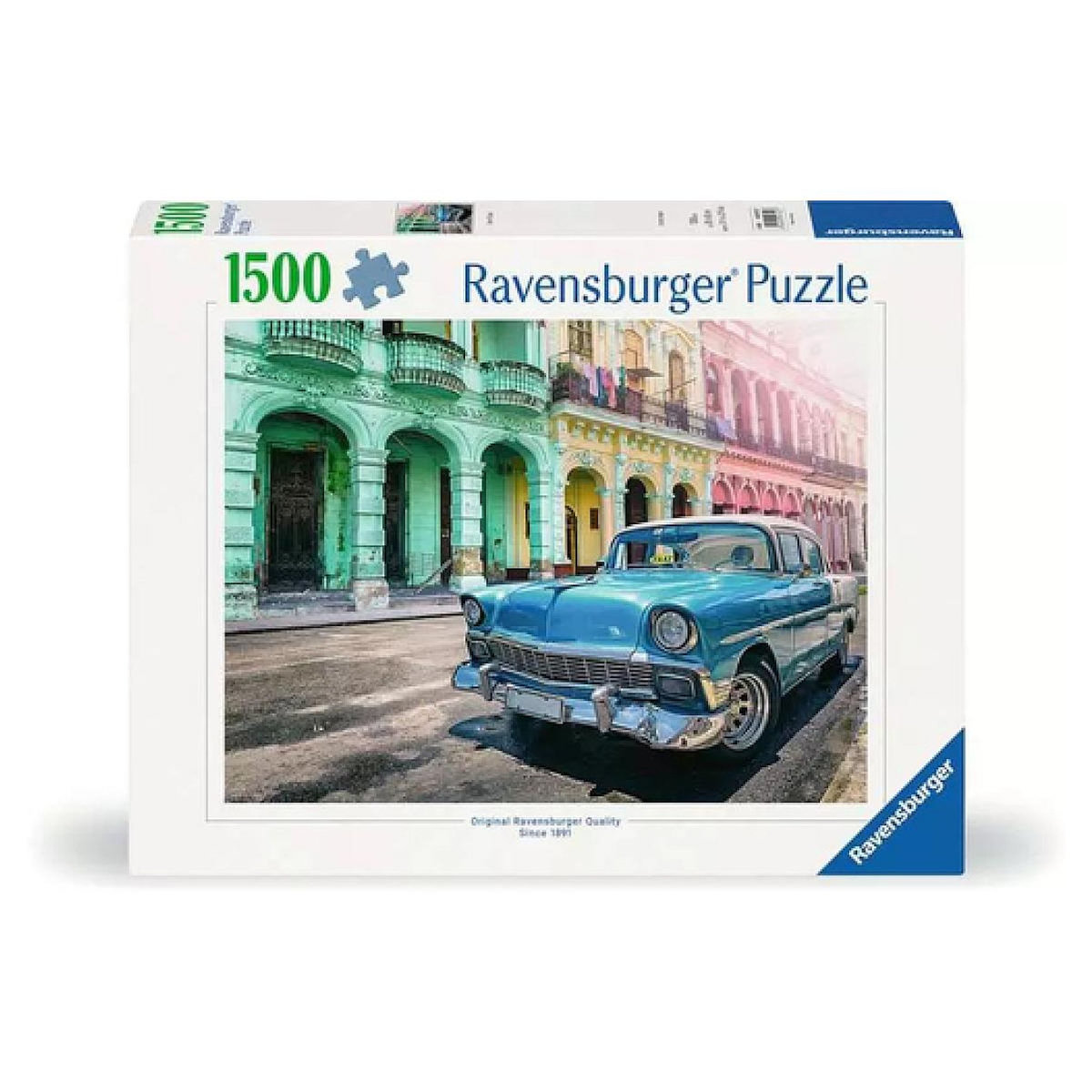 RAVENSBURGER Puzzle 1500 pièces - Les Voitures de Cuba