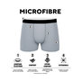 Voir la diapositive 2 : SERGE BLANCO Lot de 3 boxers homme Sublimation