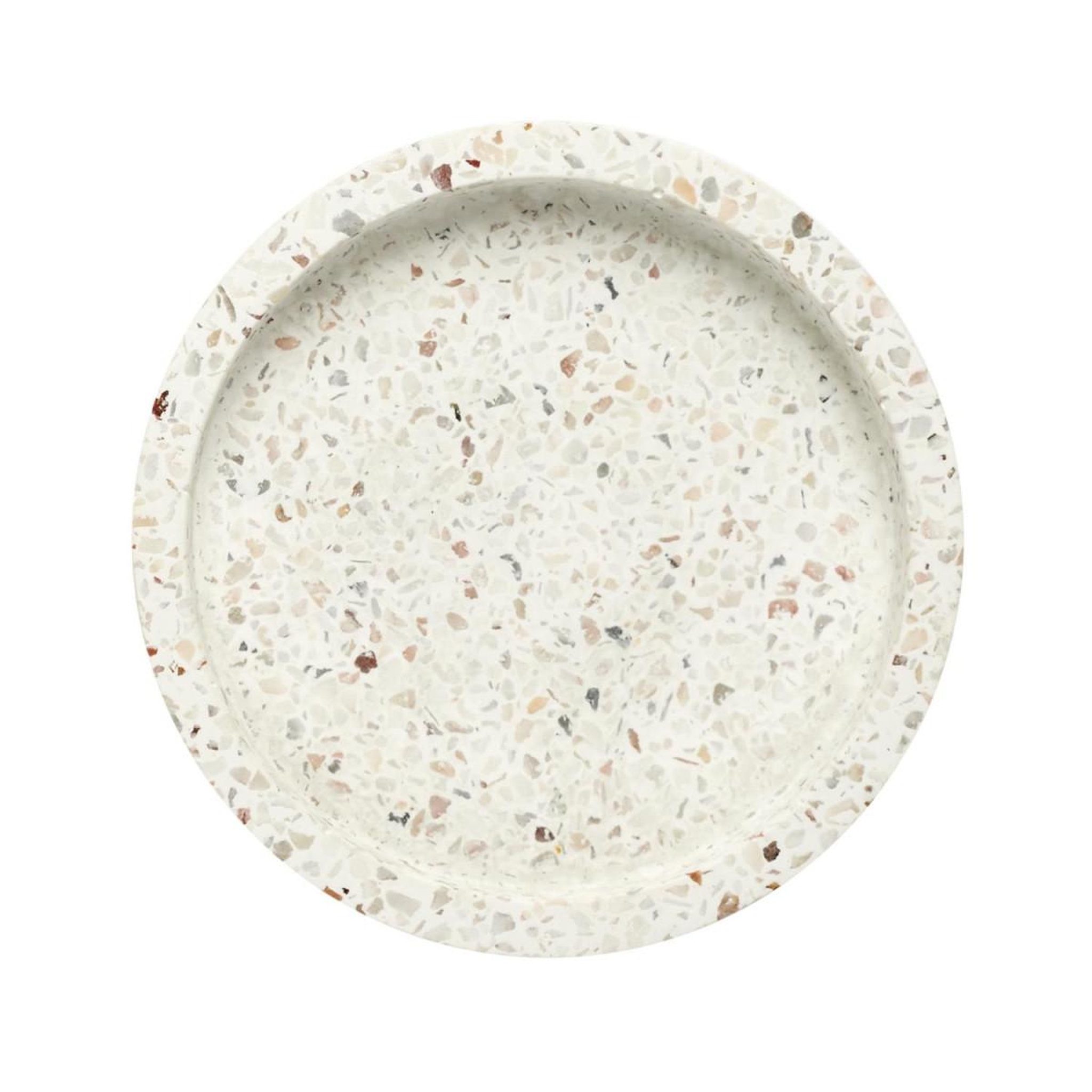 Voir la diapositive 2 : The Home Deco Factory Vide-Poche en Ciment  Terrazzo  12m Blanc