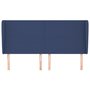 Voir la diapositive 3 : VIDAXL Tete de lit avec oreilles Bleu 203x23x118/128 cm Tissu