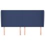 Voir la diapositive 3 : VIDAXL Tete de lit avec oreilles Bleu 203x23x118/128 cm Tissu