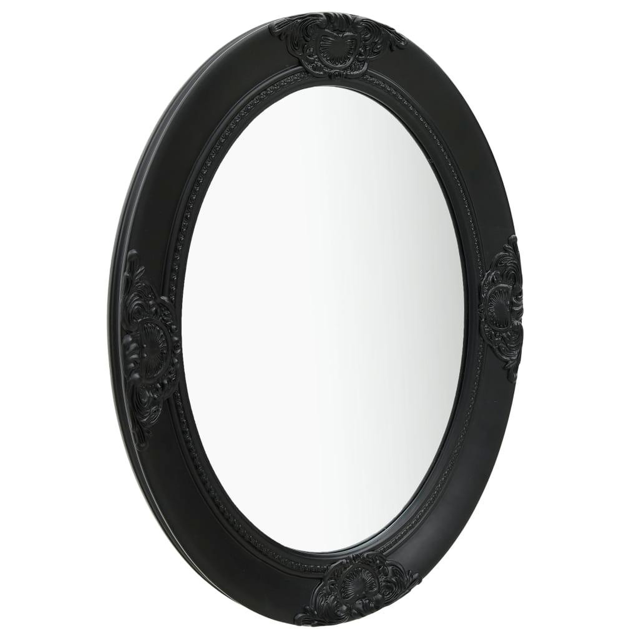 Voir la diapositive 2 : VIDAXL Miroir mural style baroque 50x70 cm noir