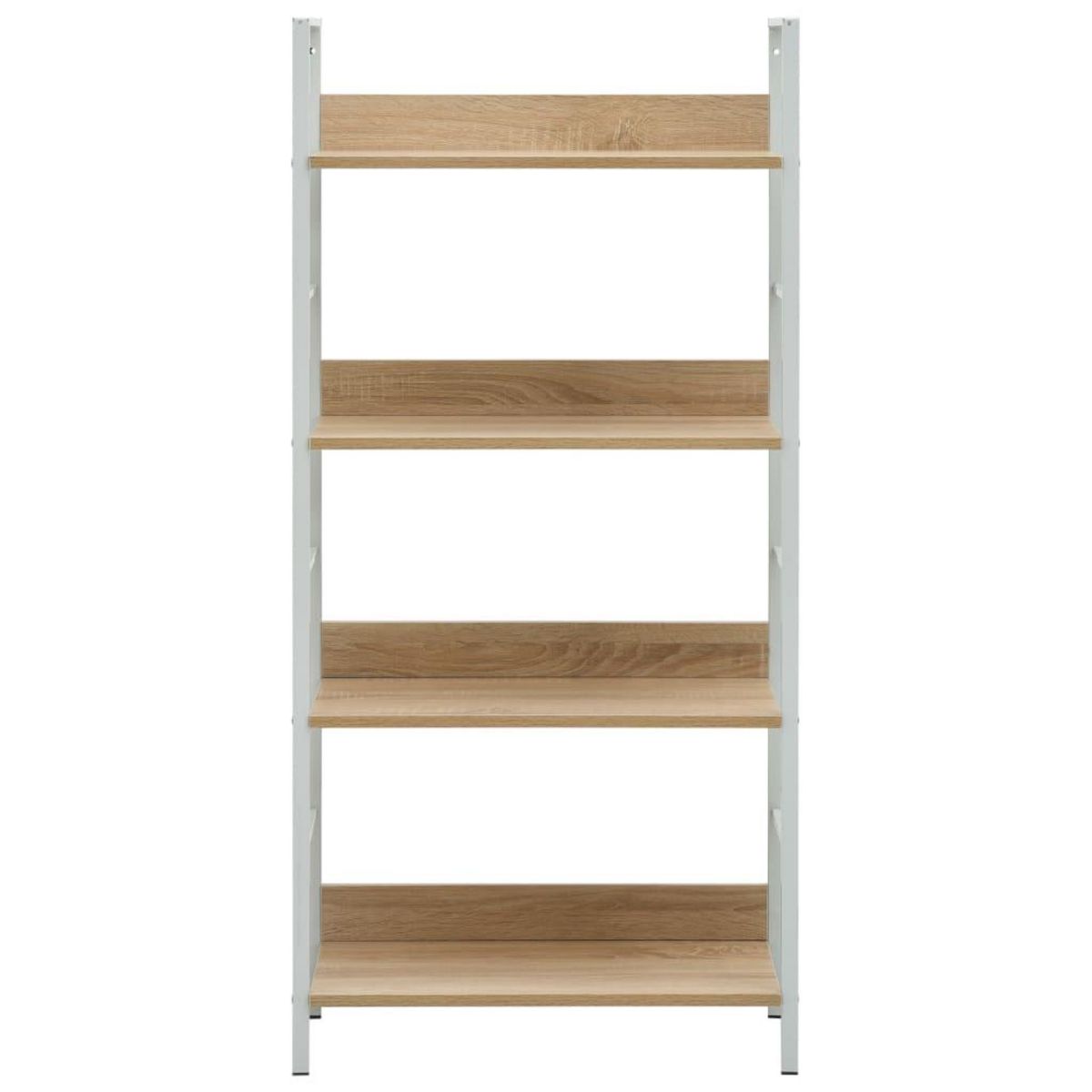VIDAXL Bibliotheque a 4 niveaux chene 60x27,6x124,5 cm bois ingenierie