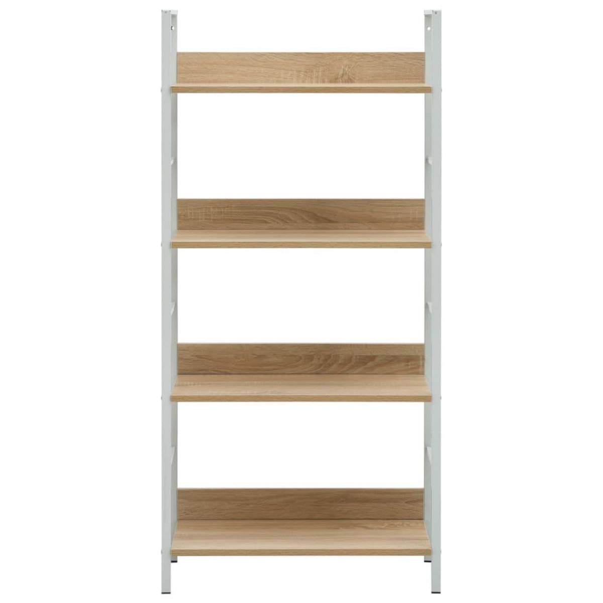VIDAXL Bibliotheque a 4 niveaux chene 60x27,6x124,5 cm bois ingenierie