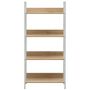 Voir la diapositive 3 : VIDAXL Bibliotheque a 4 niveaux chene 60x27,6x124,5 cm bois ingenierie