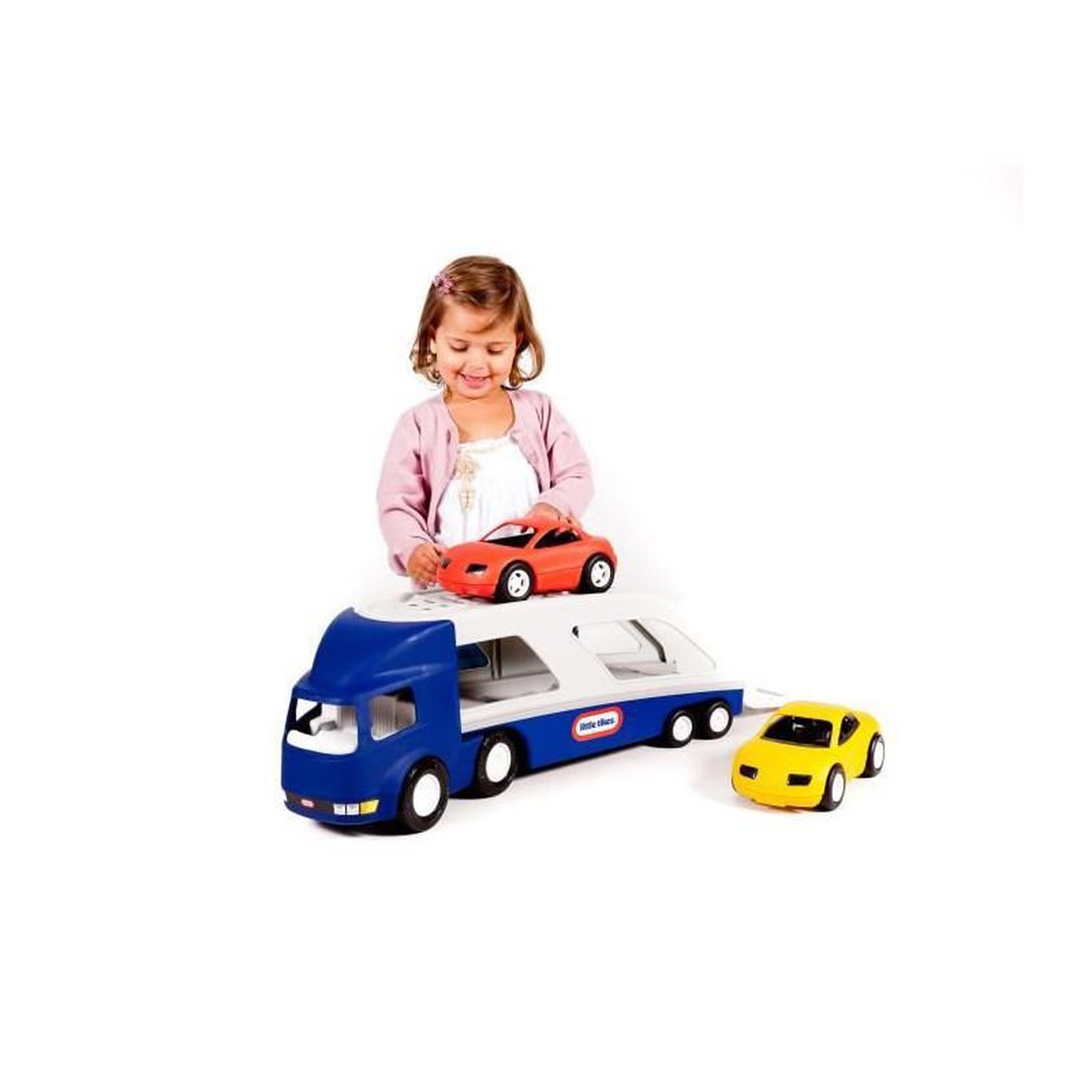 Voir la diapositive 4 : Little Tikes Camion Porte-Véhicules Little Tikes avec deux voitures de sport