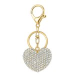 SC BOHEME Bijou de sac coeur SC Bohème orné de Cristaux scintillants