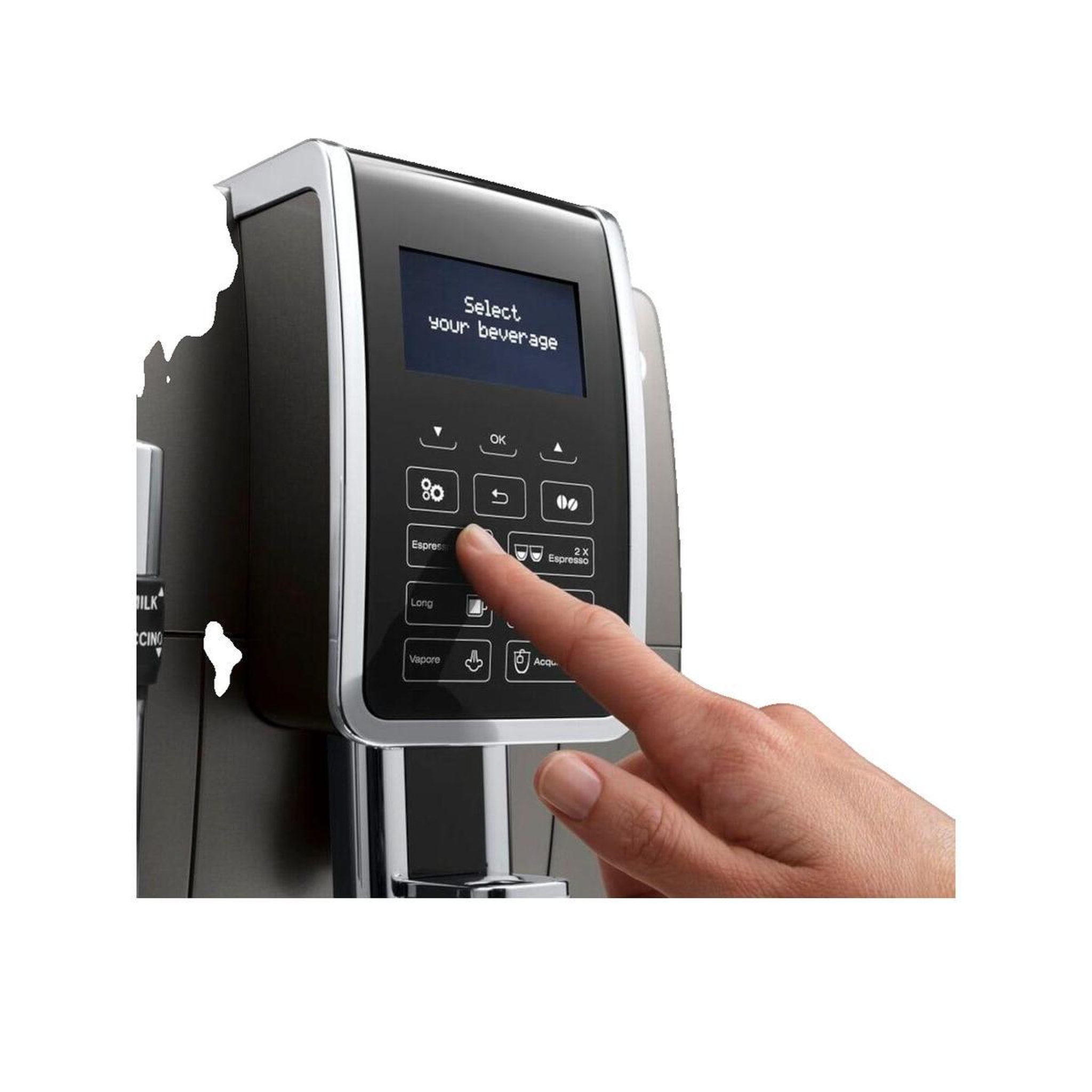 Voir la diapositive 3 : DELONGHI Cafetière automatique De'Longhi Dinamica moulin intégré