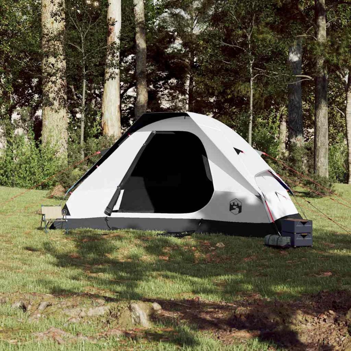 VIDAXL Tente familiale a dome 6 personnes tissu occultant impermeable