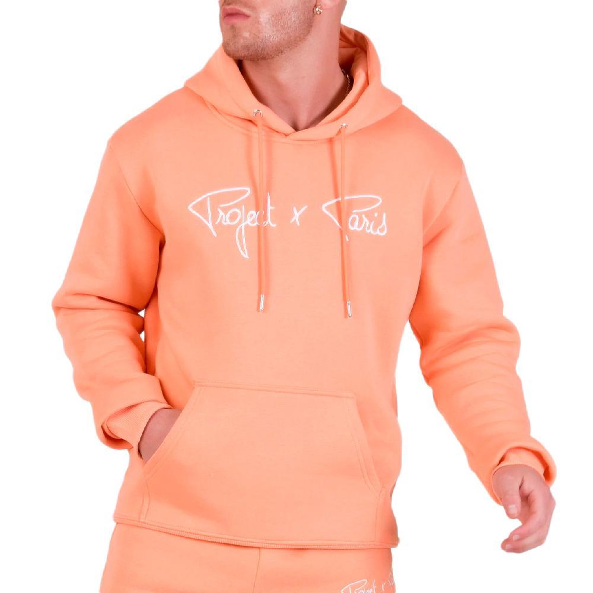 Voir la diapositive 1 : Project X Sweat à capuche orange homme project x paris signature