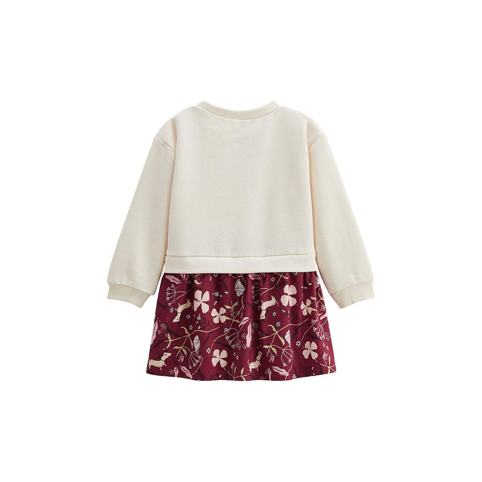 Voir la diapositive 2 : Petit Béguin Robe enfant en molleton Mila