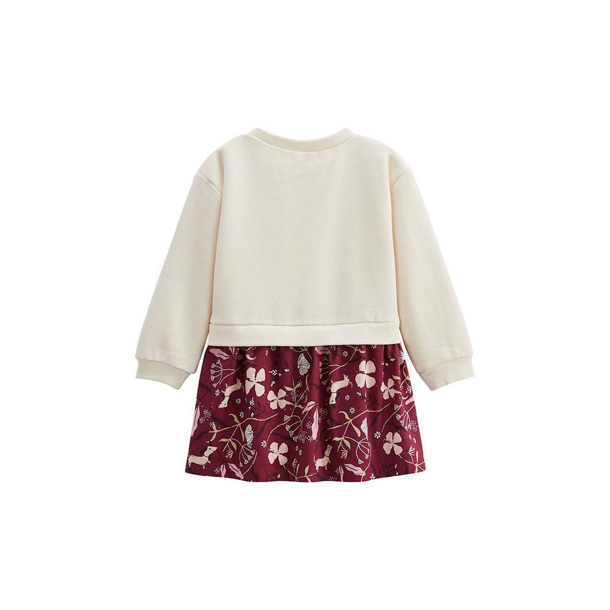 Petit Béguin Robe enfant en molleton Mila