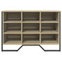 Voir la diapositive 4 : VIDAXL Armoire à chaussures chêne sonoma 90x38x61,5 cm bois ingénierie