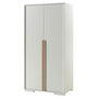Voir la diapositive 1 : Paris Prix Armoire 2 Portes  London  195cm Blanc