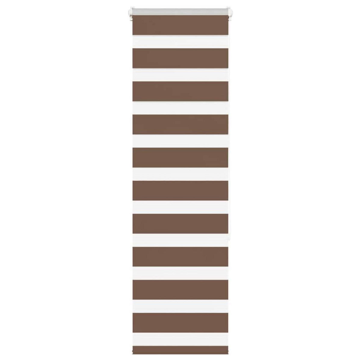 VIDAXL Store zebre marron 45x150 cm largeur du tissu 40,9 cm polyester