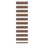 VIDAXL Store zebre marron 45x150 cm largeur du tissu 40,9 cm polyester