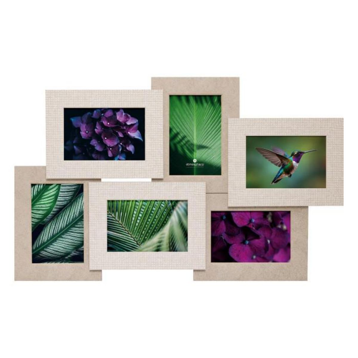 ATMOSPHERA Pêle-Mêle 6 Photos  Hédile  58cm Beige