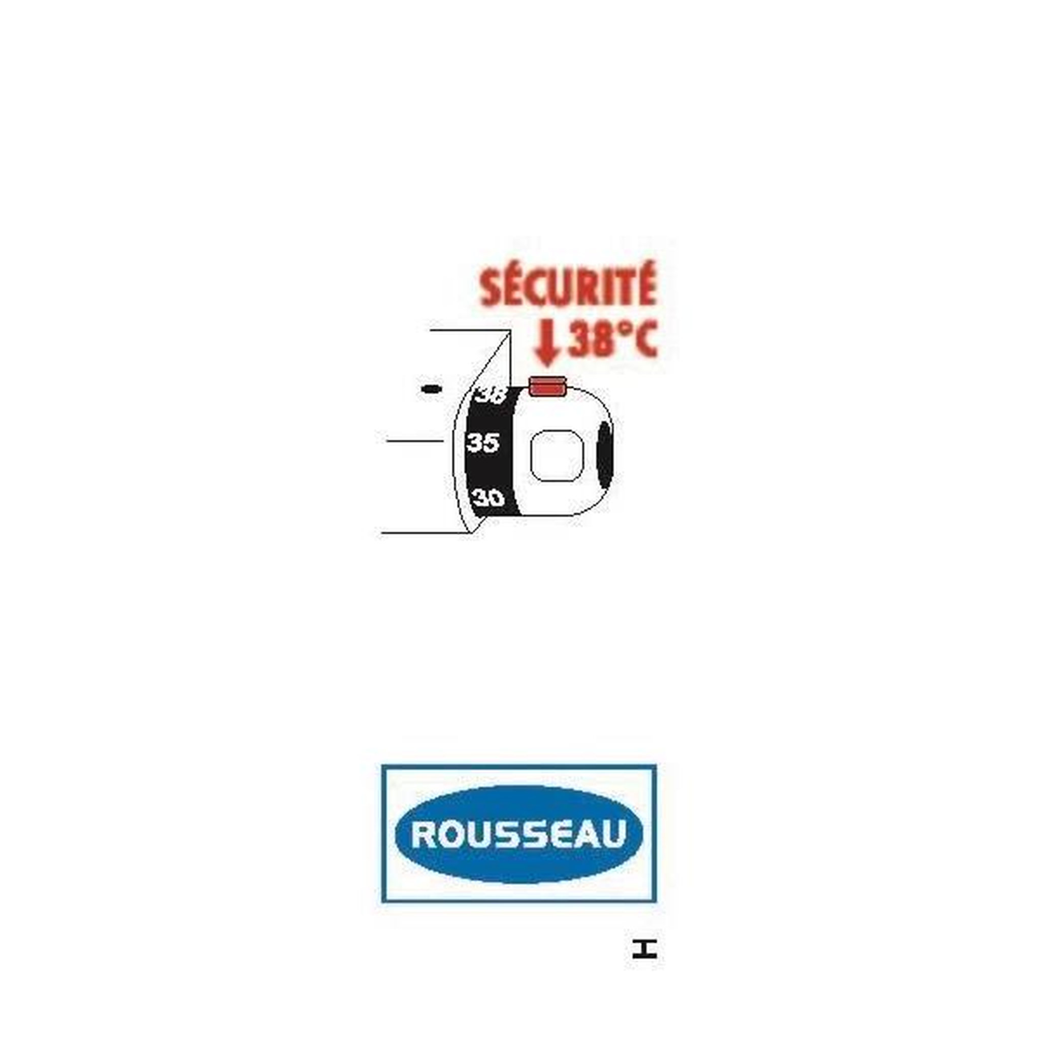 Voir la diapositive 3 : ROUSSEAU Mitigeur thermostatique baignoire et douche rousseau karen - chromé
