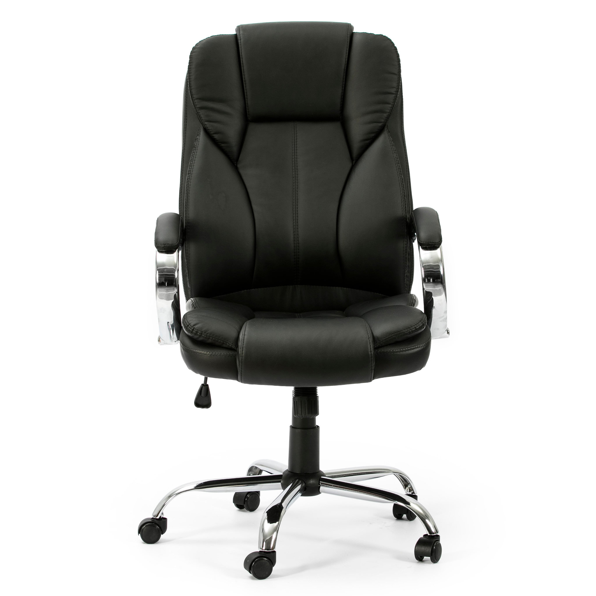 Voir la diapositive 2 : VS VENTA-STOCK Fauteuil de Bureau à Hauteur réglable et inclinable Nixon Similicuir Noir