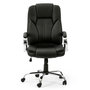 Voir la diapositive 2 : VS VENTA-STOCK Fauteuil de Bureau à Hauteur réglable et inclinable Nixon Similicuir Noir