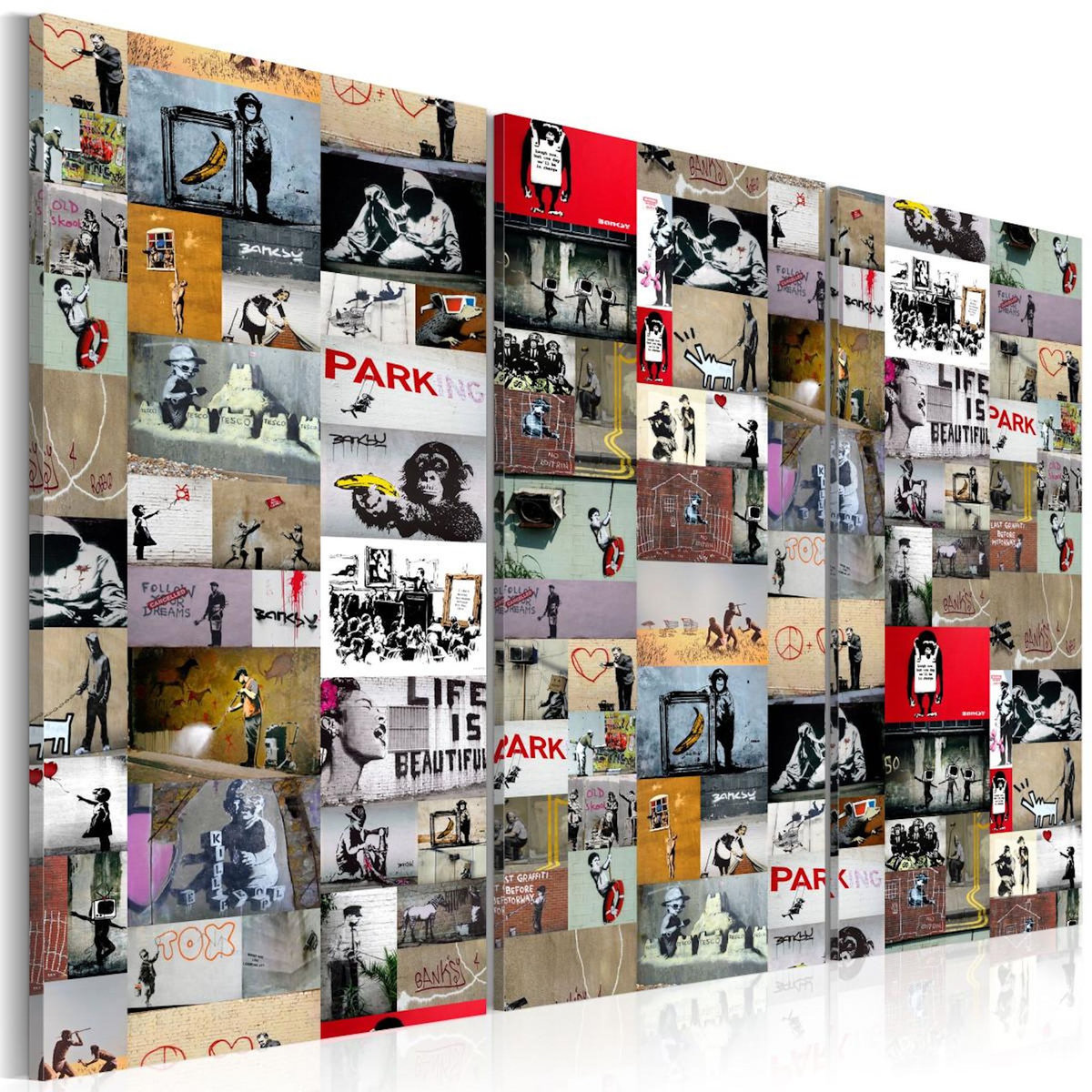 Paris Prix Tableau Imprimé  Art of Collage - Banksy III