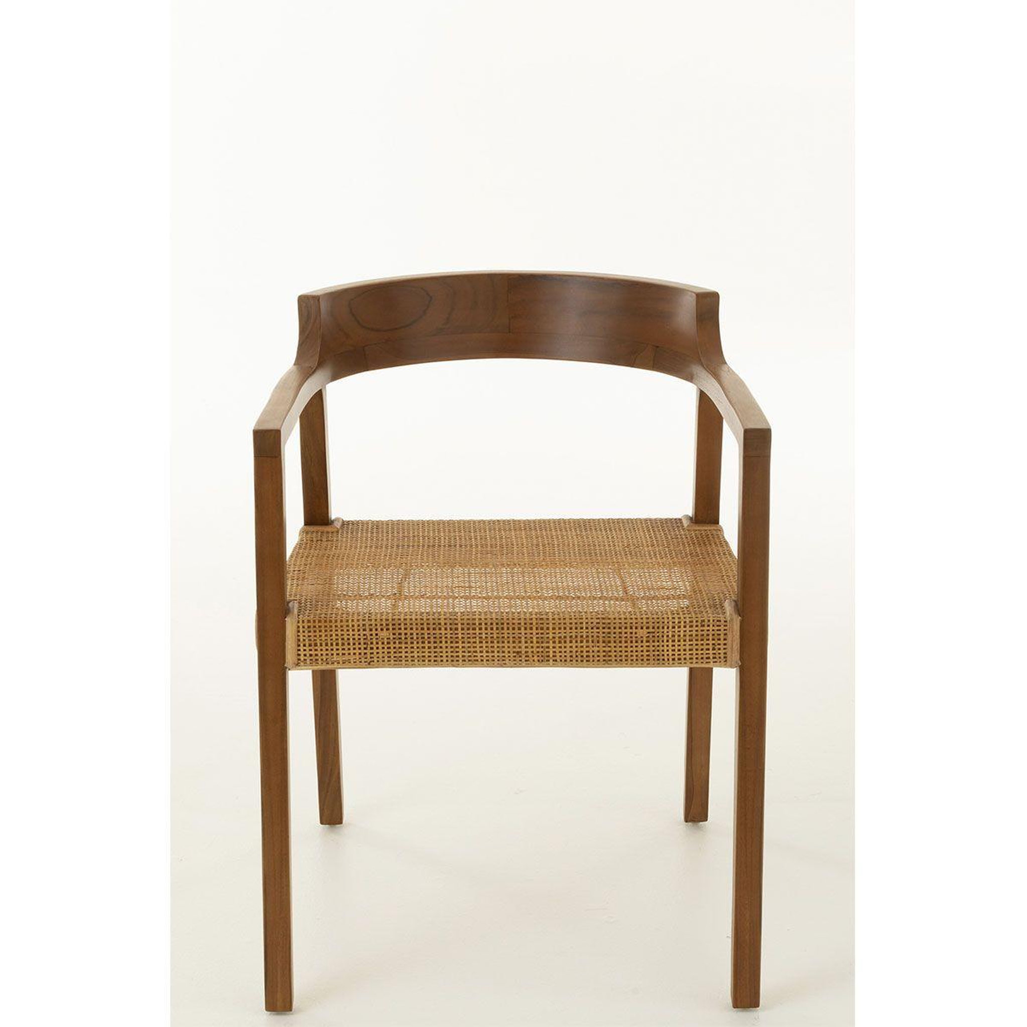 Voir la diapositive 3 : J-LINE Chaise design  sungkai  71cm marron