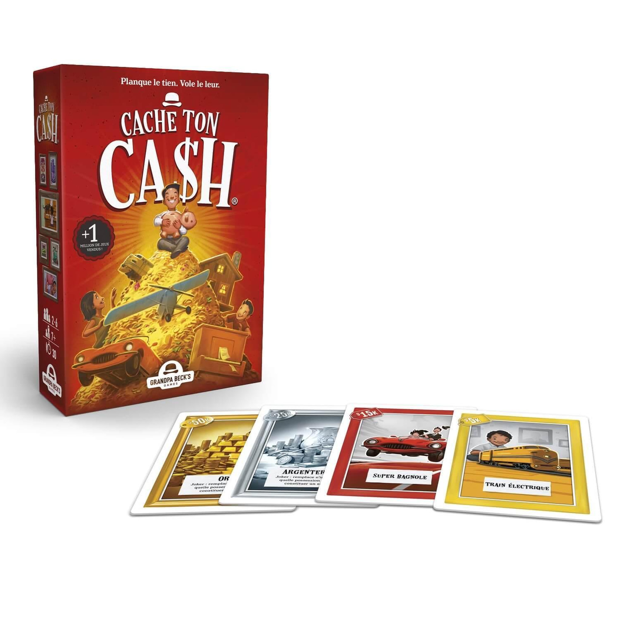 Voir la diapositive 3 : GRANDPA BECKS GAME Jeu de cartes Grandpa becks game Cache Ton Cash