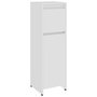 Voir la diapositive 2 : VIDAXL Armoire de salle de bain Blanc 30x30x95 cm Bois d'ingenierie