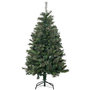 Voir la diapositive 1 : HOMCOM Sapin de Noël artificiel Ø 84 x 150H cm 665 branches épines imitation Nordmann grand réalisme vert