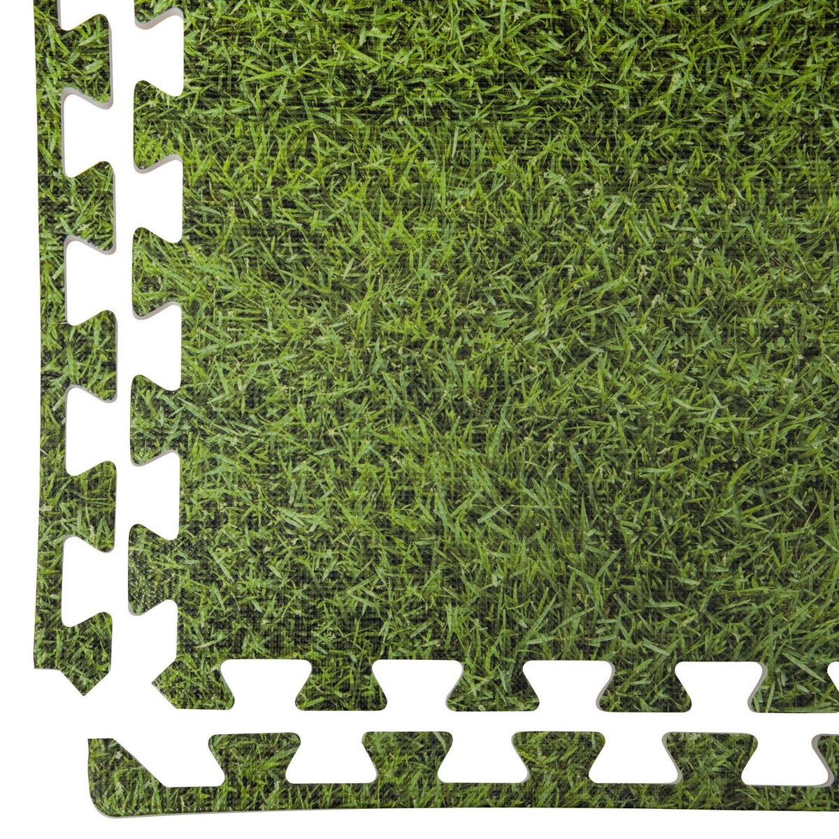 WERKAPRO Dalle pour piscine imprimé gazon  50x50cm  1cm épaisseur 8 pièces WERKA PRO