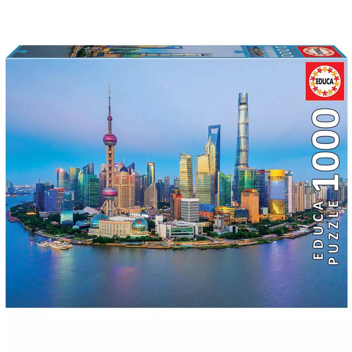 EDUCA Puzzle 1000 pièces : Shanghai