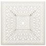 Voir la diapositive 3 : VIDAXL Table de jardin Blanc 90x90x73 cm Aluminium coule