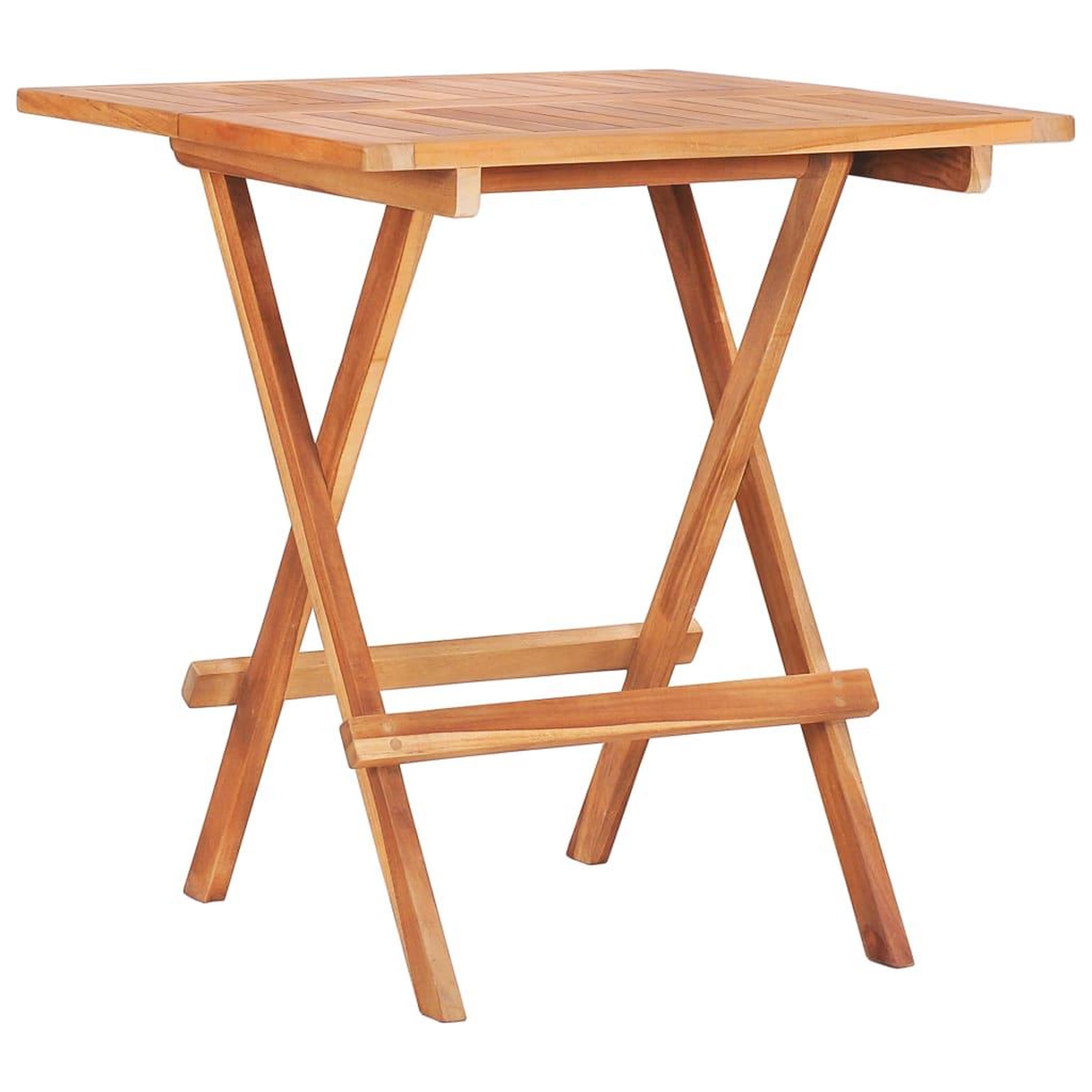 Voir la diapositive 2 : VIDAXL Ensemble de bistro pliable 3 pcs bois de teck solide