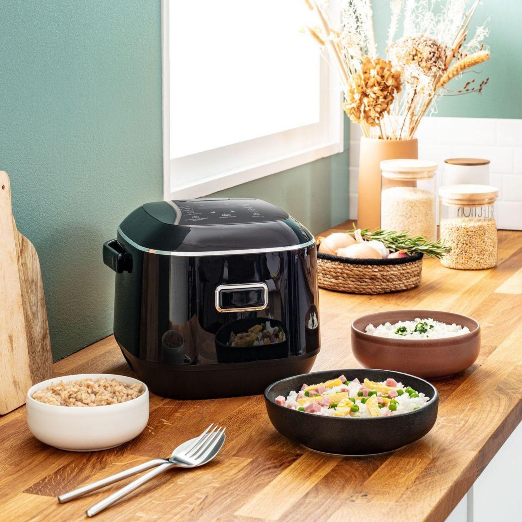 Voir la diapositive 3 : TEFAL Cuiseur riz rk6012f1 cuiseur à riz fuzzi
