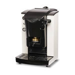 faber Faber Slot Plast Lite Machine à Café à Dosettes Thermostat 95 Degrés Presse-dosette Amovible Noir/Blanc