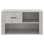 Voir la diapositive 5 : VIDAXL Armoire a chaussures Gris beton 80x35x45 cm Bois d'ingenierie