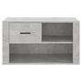 Voir la diapositive 5 : VIDAXL Armoire a chaussures Gris beton 80x35x45 cm Bois d'ingenierie