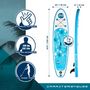 Voir la diapositive 2 : ROHE Stand Up Paddle Gonflable FLOWER ROHE - 10'6'' (320cm) 30'' (76cm) 6'' (15cm) avec Pompe, Pagaie, Leash et Sac de transport