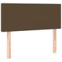 Voir la diapositive 2 : VIDAXL Tete de lit Marron Fonce 80x5x78/88 cm Tissu