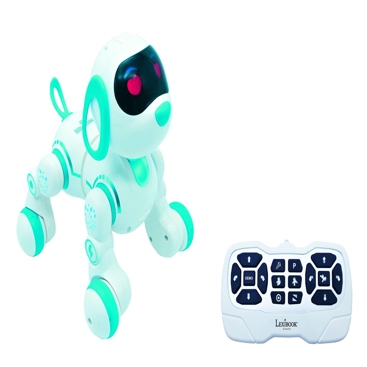 Lexibook Power Puppy Jr Bleu – Mon chiot robot programmable avec contrôle gestuel