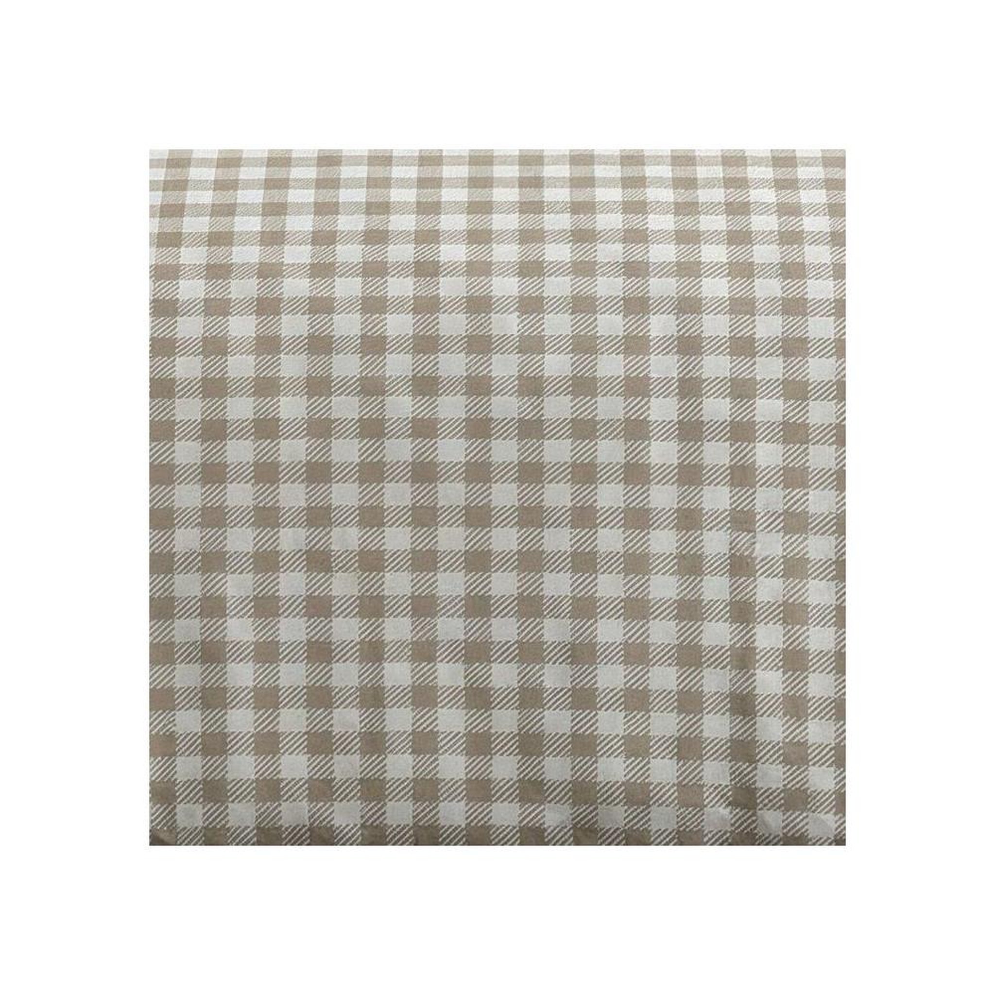 Voir la diapositive 3 : Today Parure de lit today sunshine housse de couette 220 x 240 cm 100 % coton beige clair réversible avec fermeture à boutons dissimulée et 2 taies 63 x 63 cm