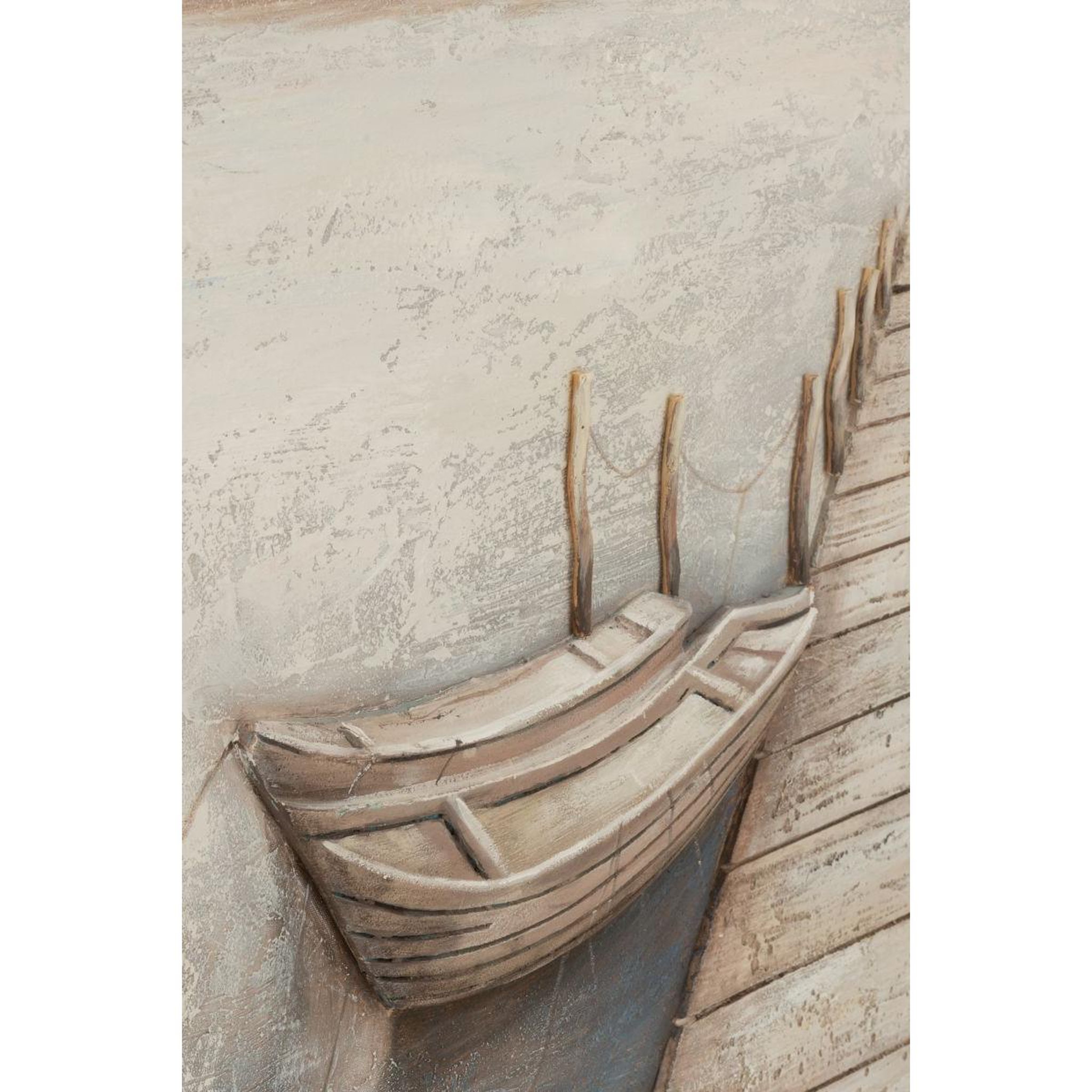 Voir la diapositive 3 : J-LINE Toile peinture déco  mog  80x120cm multicolore