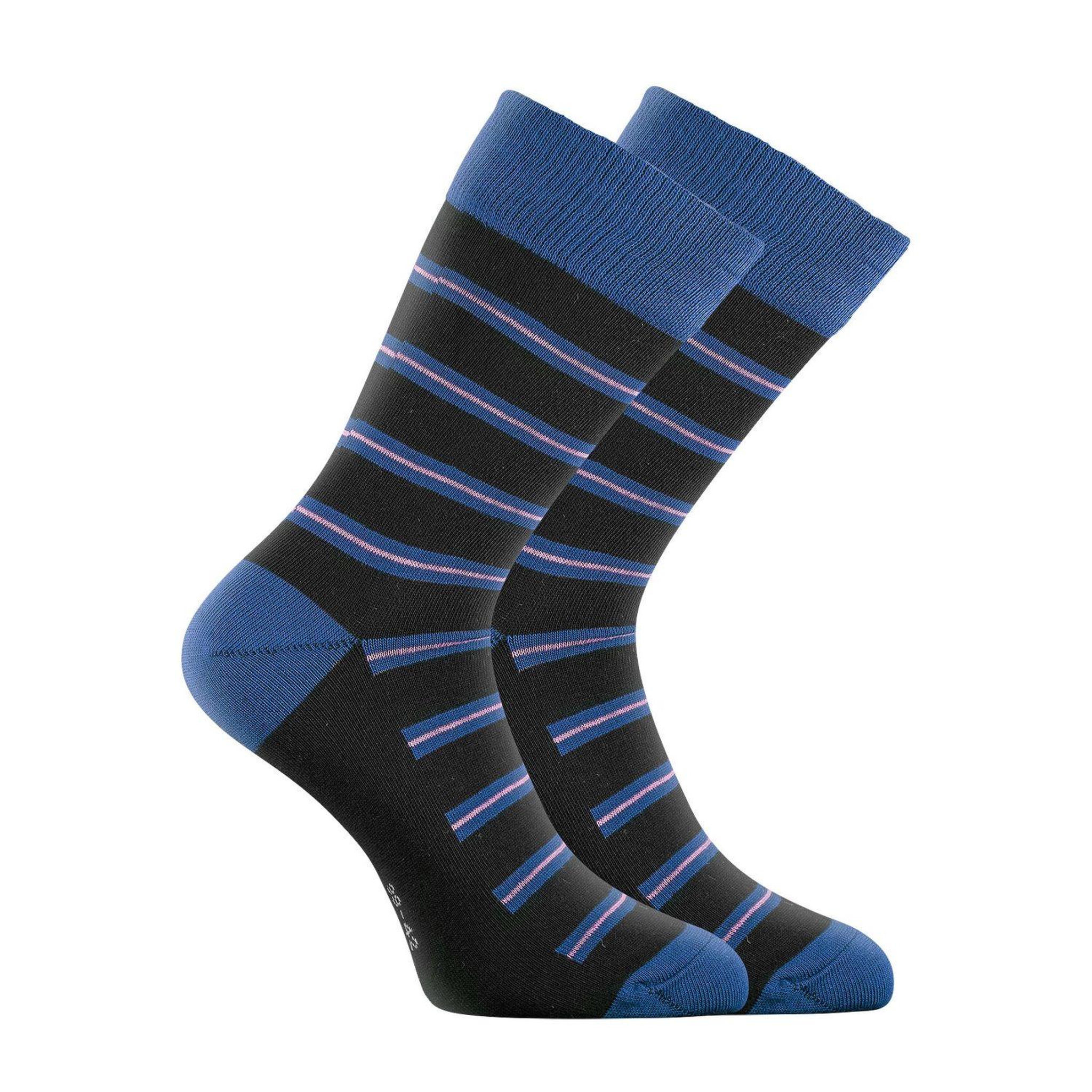 Voir la diapositive 5 : SERGE BLANCO Lot de 6 paires de chaussettes de ville Town AD