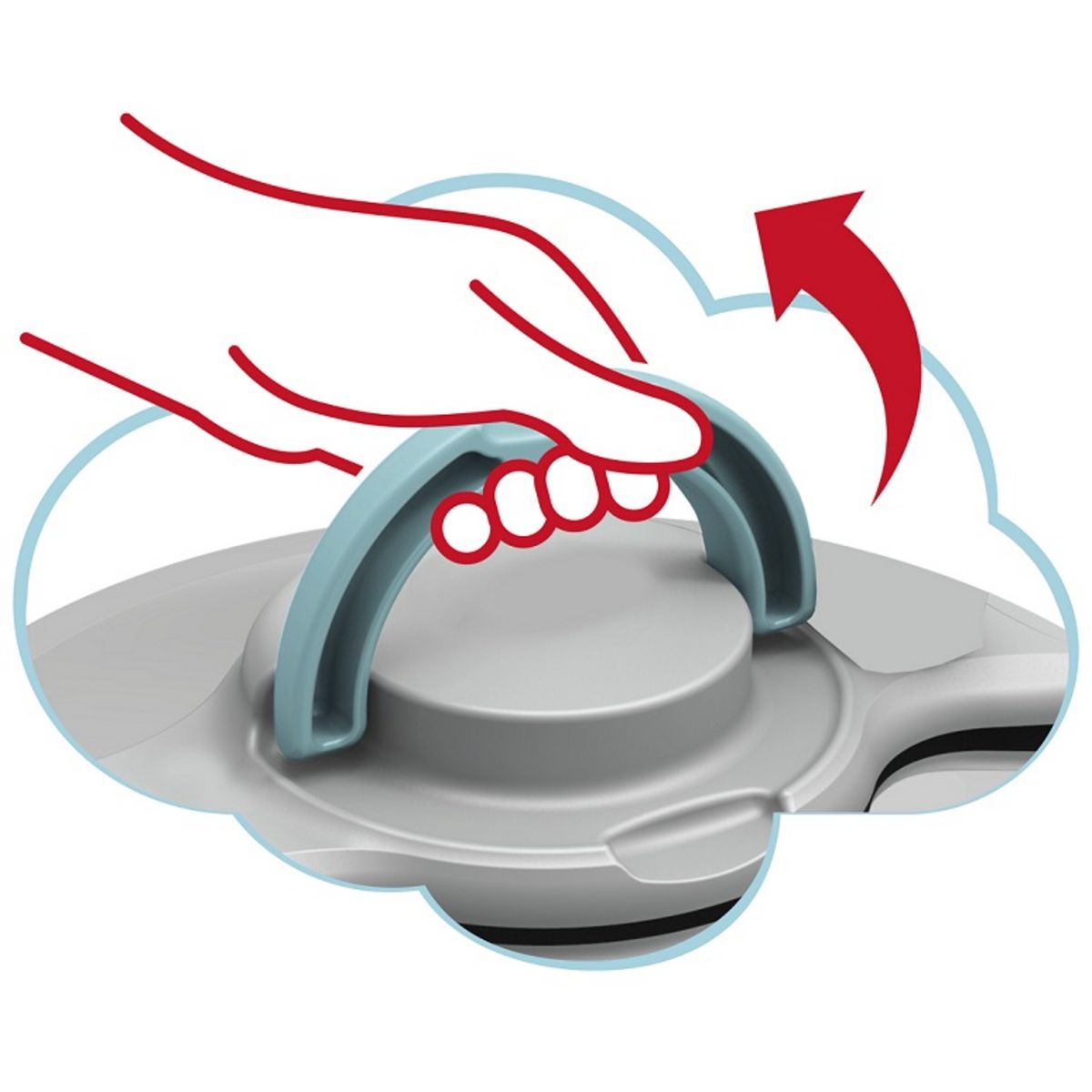 SEB Cocotte-minute CLIPSO MINUT 7,5 L Bleu